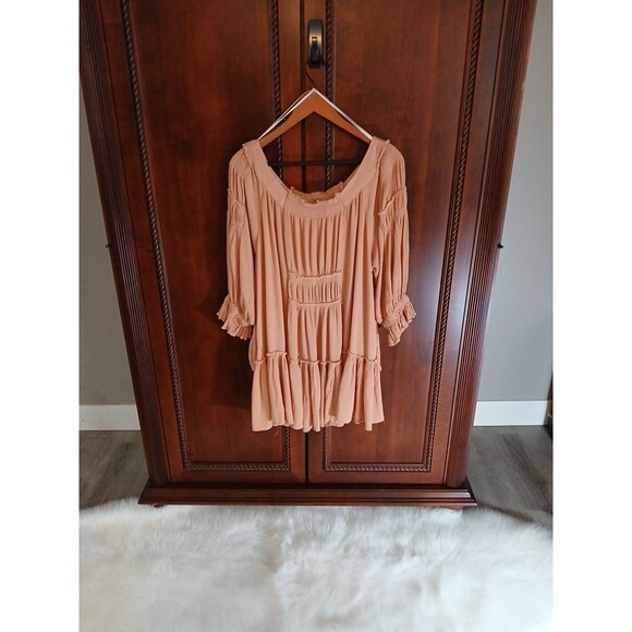 Free People Endless Summer See Ya There Women's Size M Minidress Light Cinnamon - Picture 5 of 10